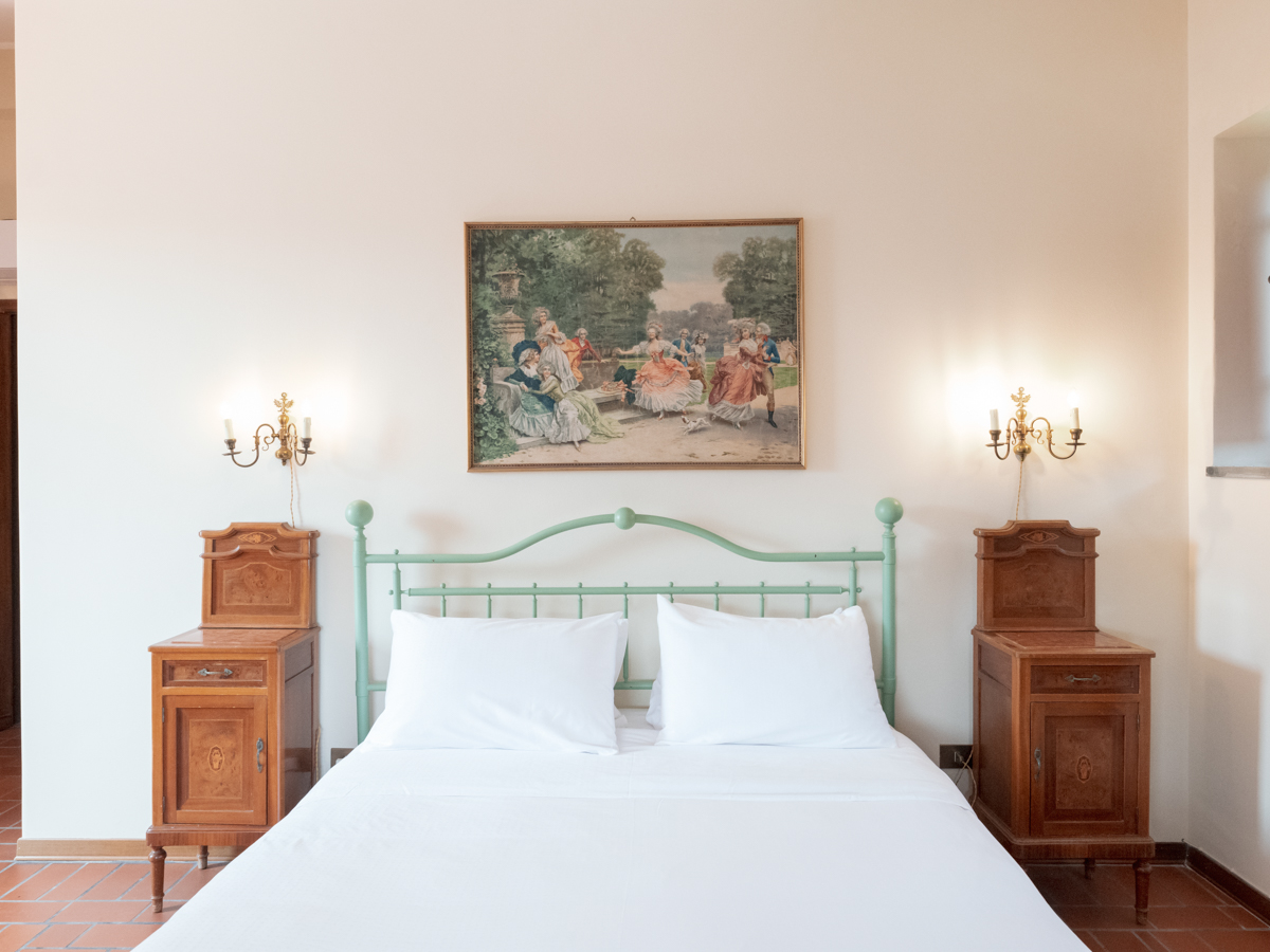 Suite Padronale di Villa Milone — Il letto