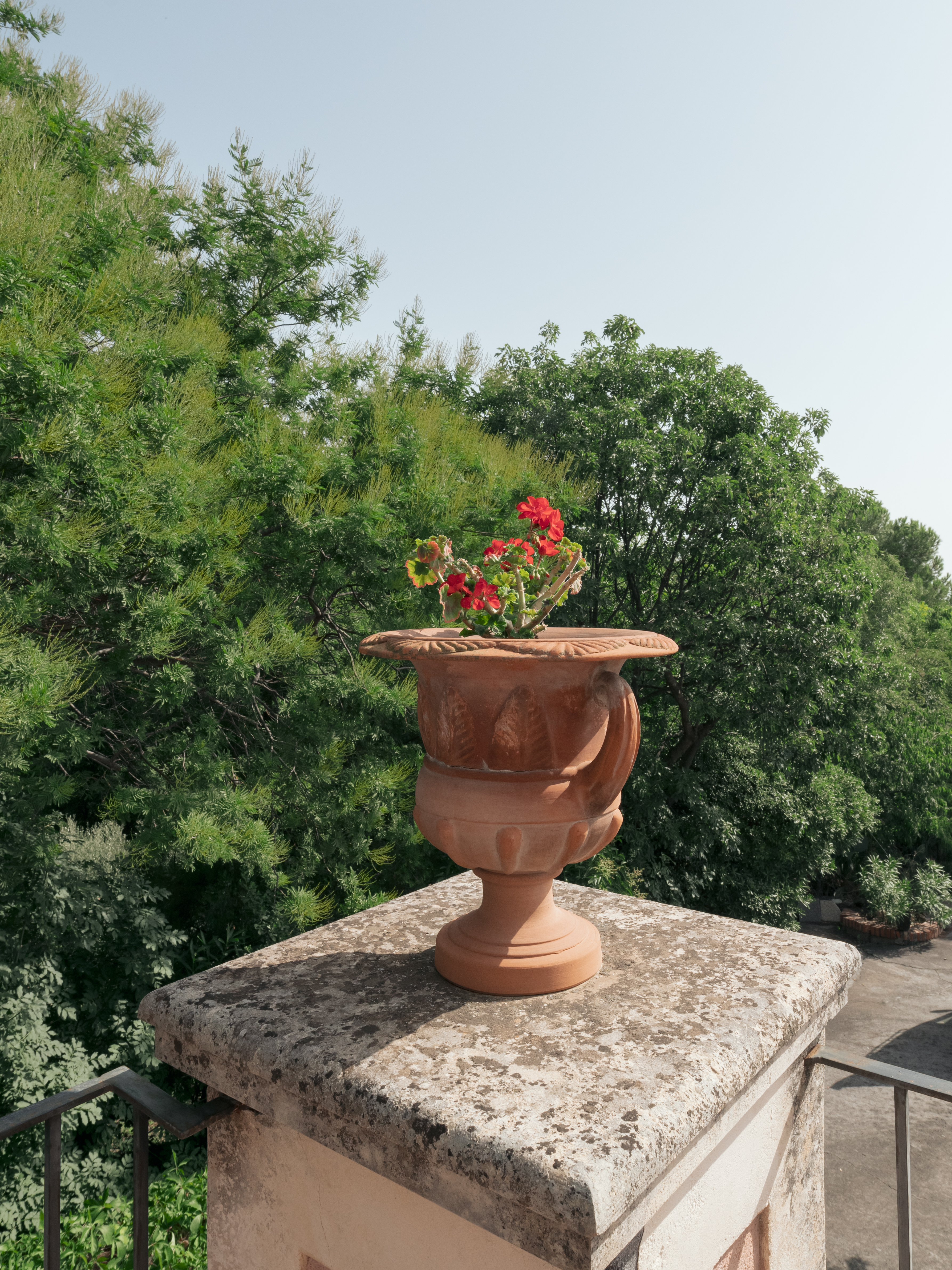 Spazi comuni di Villa Milone — Anfora in terracotta